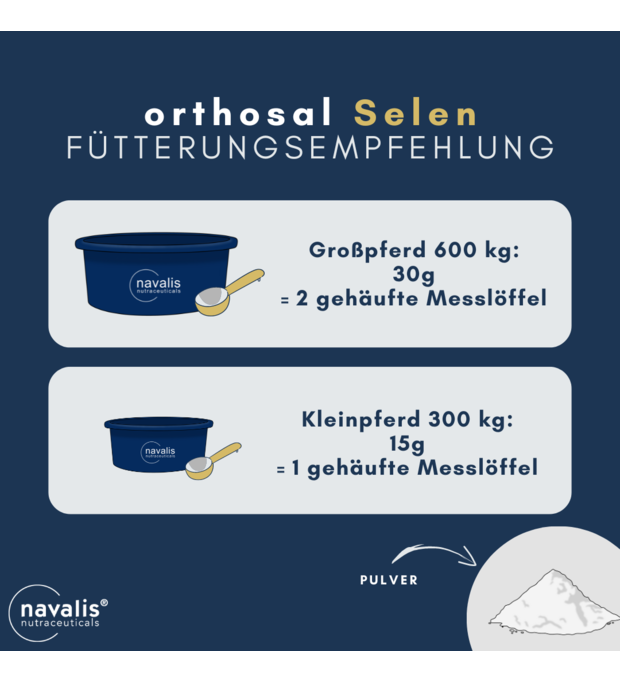 navalis orthosal Selen horse 500 g Bild 2