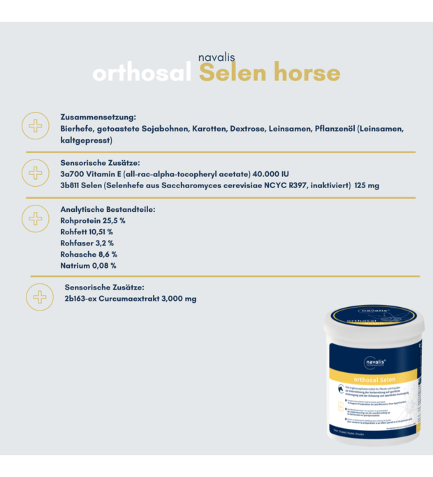 navalis orthosal Selen horse 500 g Bild 2