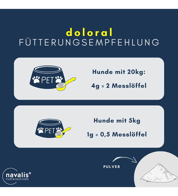 navalis doloral dog Pulver 160 g Bild 2